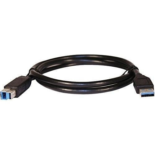 10ft USB 3.0 A Male to B Male Cable - Black