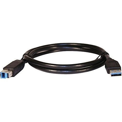 6ft USB 3.0 A Male to B Male Cable - Black