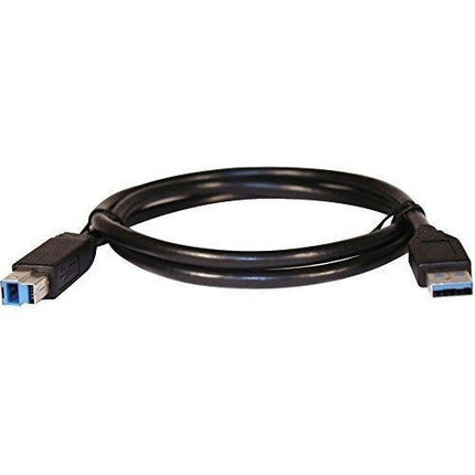 3ft USB 3.0 A Male to B Male Cable - Black