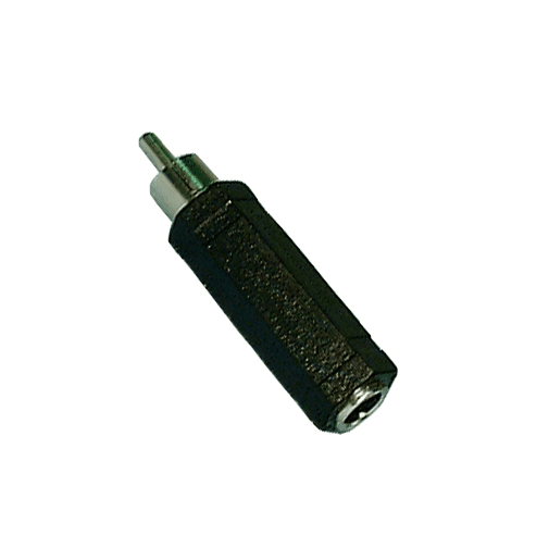 1/4-in Mono Jack to RCA Plug Adaptor