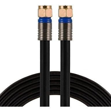 RG6 Coax 3 GHz 6ft. Cable w/F-connectors