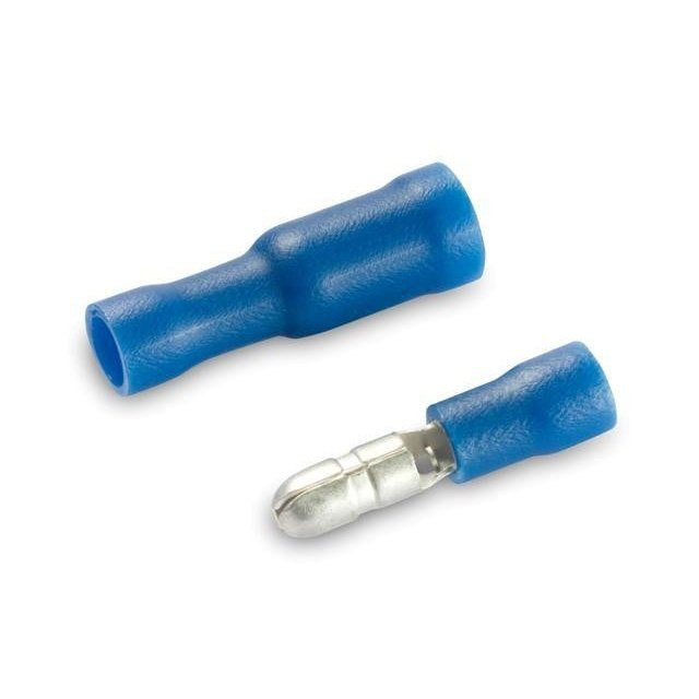 16-14AWG Female Bullet Connecotr Terminals, 8/pkg.