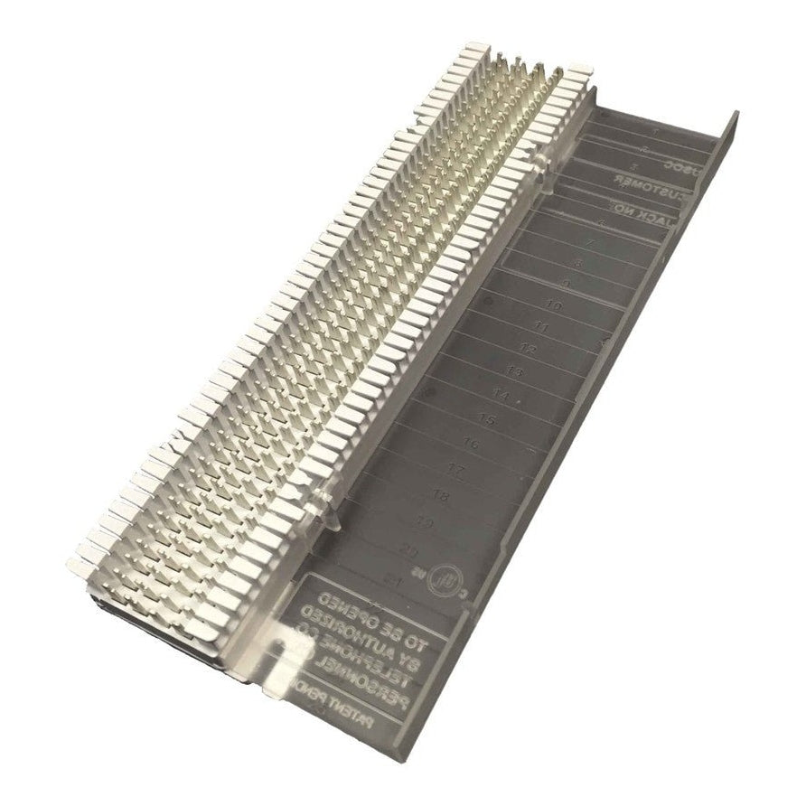 66 Block Pin Unwired 50-pair 66 Block w/Cover – Tri-Tek Electronics