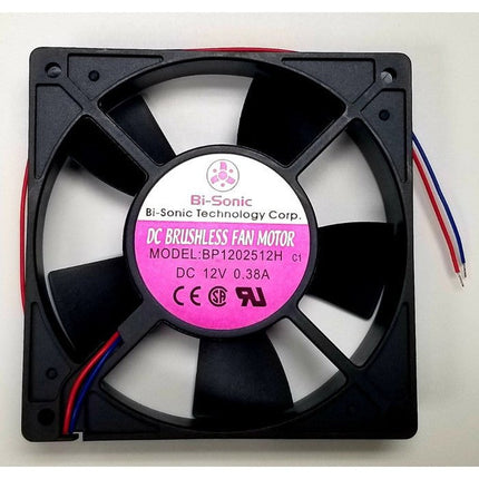 Square Cooling Fan - 12V 120mm Ball Bearing