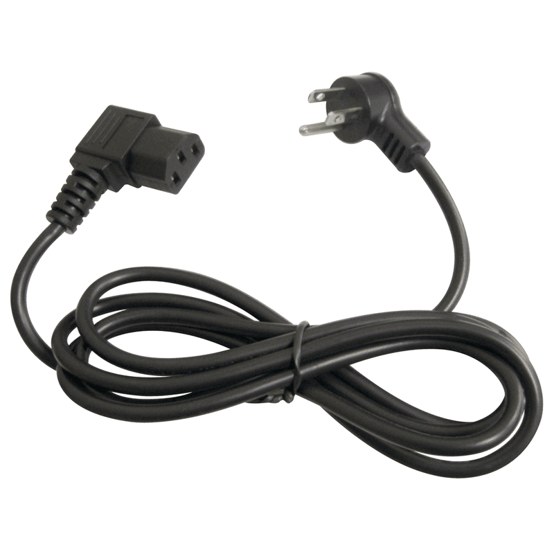 3' Right Angle AC Power Cord