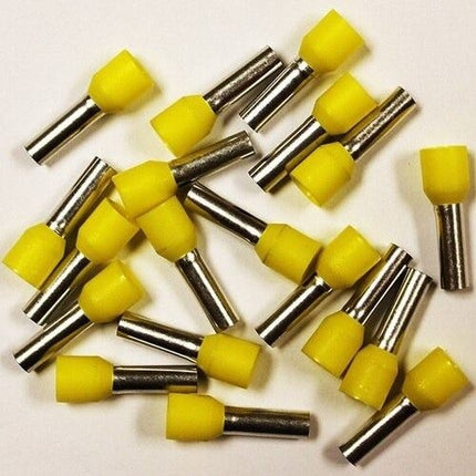 Wire Ferrule Yellow AWG 10 12 mm Barrel