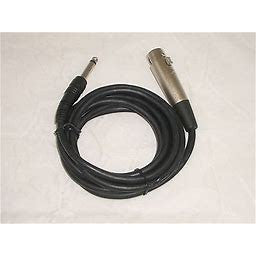 Microphone Cable 6ft Unbalanced 1/4