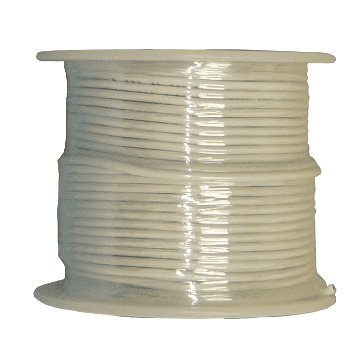 18 AWG Stranded Copper Wire, White, 25 ft.