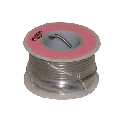 20 AWG Stranded Copper Wire, Grey, 100 ft.