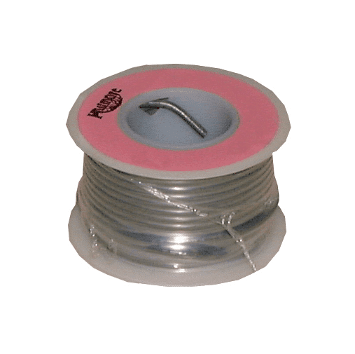 22 AWG Stranded Copper Wire, Grey, 25 ft.