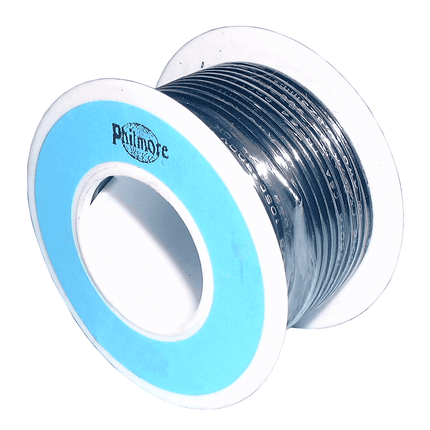 24 AWG Stranded Copper Wire, Black 25 ft.