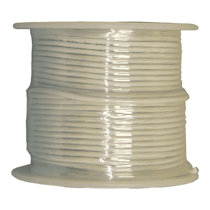 26 AWG Stranded Copper Wire, White, 25 ft.