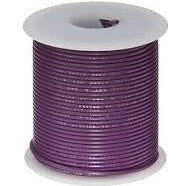 26 AWG Stranded Copper Wire, Violet, 100 ft.
