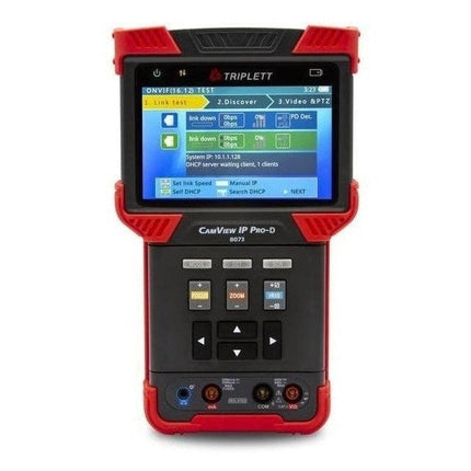 Comprehensive CAMVIEW IP Pro-D™ Tester: Versatile Tool for SD, HD Analog, and ONVIF IP Camera Systems - Model 8073