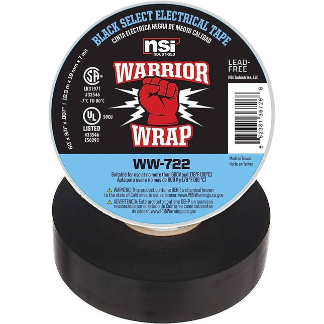 Select Vinyl Electric Tape Black