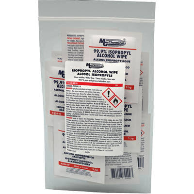 MG Chemicals ISO Alcohol Wipes 99.9%