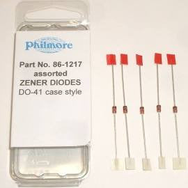 1w Zener Diode Assortment 5.1 / 6.2 / 9.1 / 10 / 12v