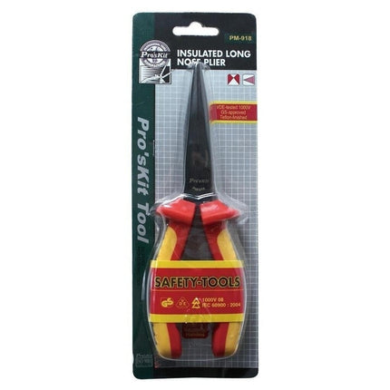 7-3/4″ 1000V Insulated Long-nosed Pliers