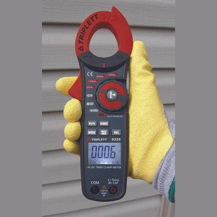 Precision 9325 True RMS Clamp Meter: 1000A AC/DC Measurement, 6000 Count, 28 Ranges - Compliant with CAT III 600V