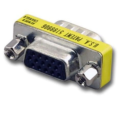 High Density 15 Pin D-Sub Coupler Female to Female