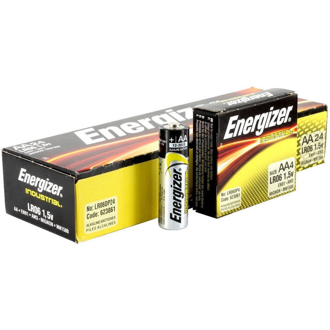 Energizer EN92 Industrial AAA Batteries, Box of 24