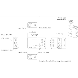 Beam Clamp - Spring Steel Decromet Coating, by the Each