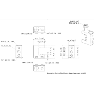 Beam Clamp - Spring Steel Decromet Coating, Box of 100 pcs.