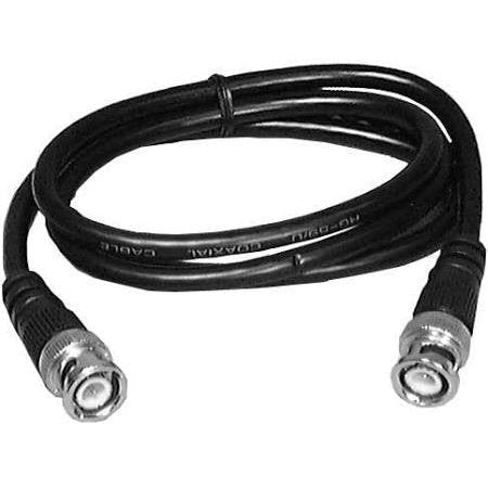 3 Ft. 75 Ohm Male To Male BNC Cable with RG59/U Coaxial Cable