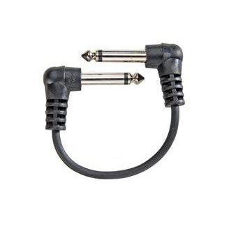 Molded Right-Angle Guitar Patch Cable 6 in.