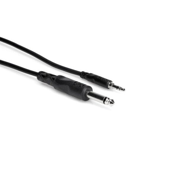 Mono Interconnect 1/4 in TS to 3.5 mm TRS