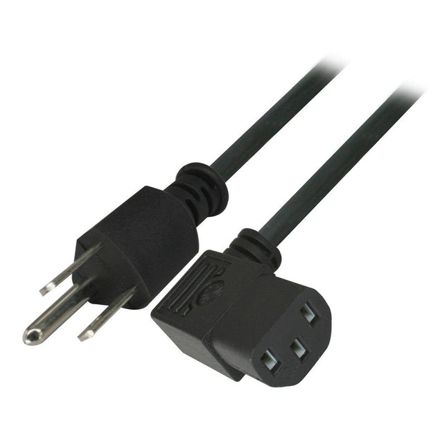 6 ft. C13 Right Angle AC Power Cord