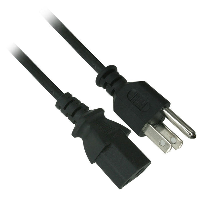 1 ft. C13 Straight AC Power Cord