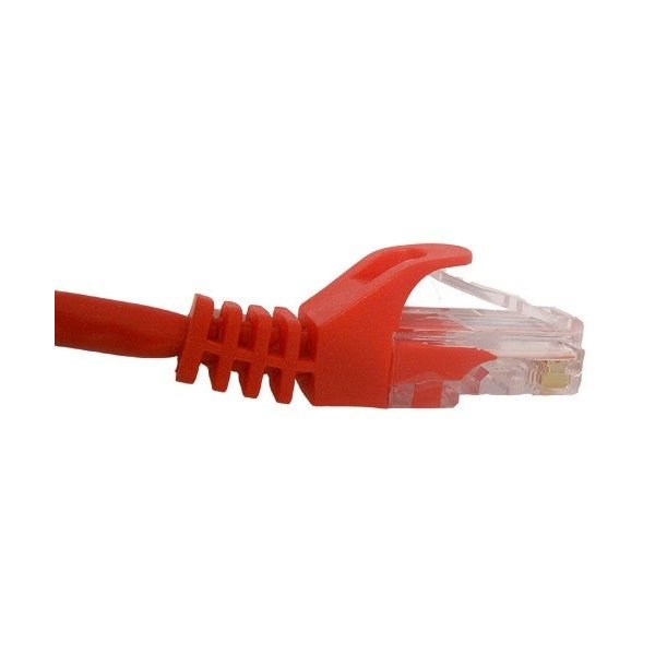 10 ft. Red Cat5e Patch Cable Molded Boot