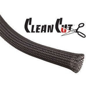 1/2in. - Black Expandable Braided Sleeving "Flexo Clean Cut" 50ft Minispool