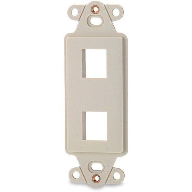 2-Port Decora Style Keystone Adapter