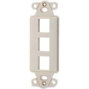 3-Port Decora Keystone Adapter Lt. Ivory