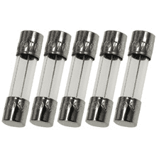 4A 250V 5mm x 20mm Fast Blow GMA Fuses 5 pk