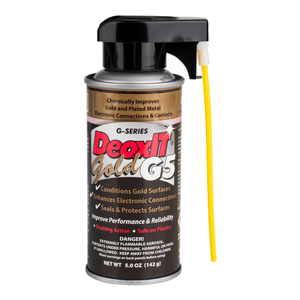 DeoxIT Gold G5S-6 Spray Contact Conditioner and Protectant - 5 oz.