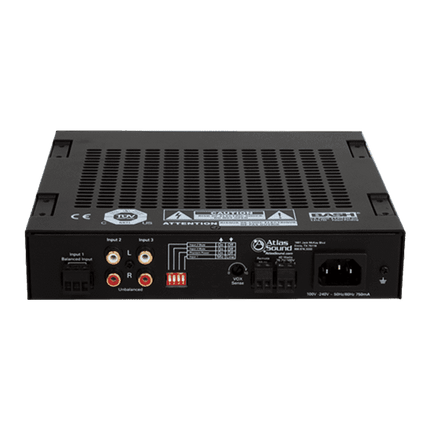 Atlas Sound MA40G 3-Input, 40-Watt Mixer Amplifier