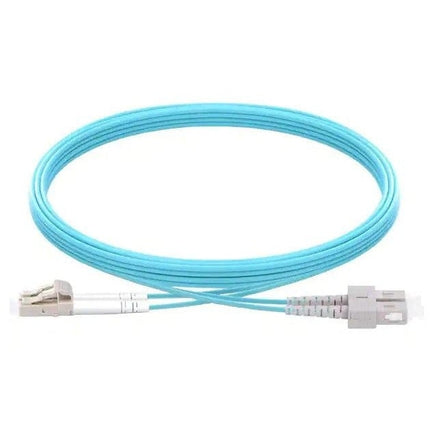 LC-SC Multimode OM4 Duplex Fiber Patch Cable - 10 Meter