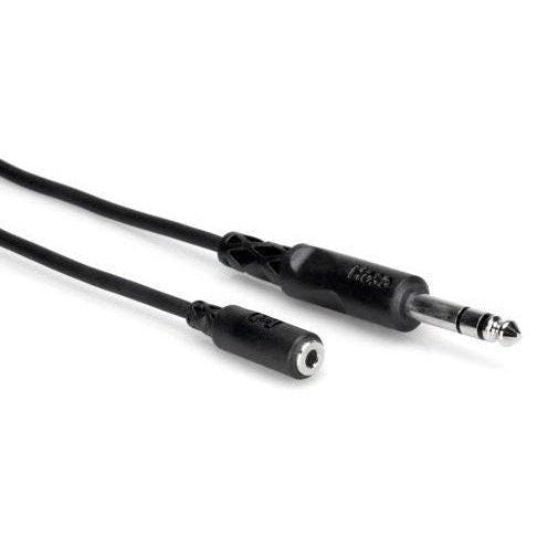 Headphone Adapter Cable, 3.5 mm TRS to 1/4 in TRS, 10ft