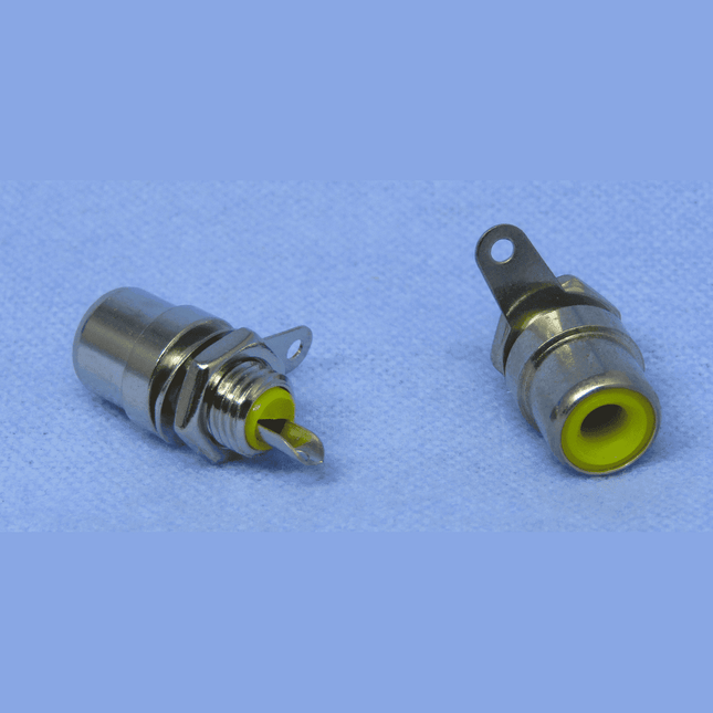 Phono Jack RCA w/Yellow Insulator