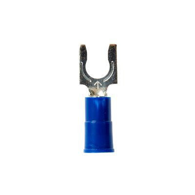 16-14AWG Vinyl Insulated Locking Fork Terminal for #10 Stud, 50/pack