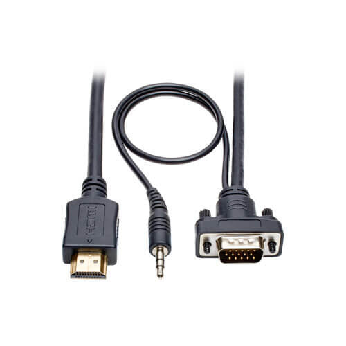 HDMI to VGA Active Adapter Converter with Audio 6' Cable
