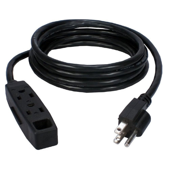 3-Outlet 3-Prong 25ft Power Extension Cord