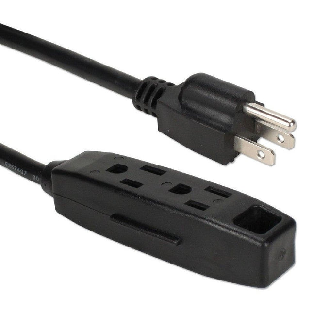 3-Outlet 3-Prong 25ft Power Extension Cord