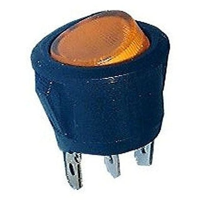 Amber Lighted Rocker Switch, On-Off, SPST