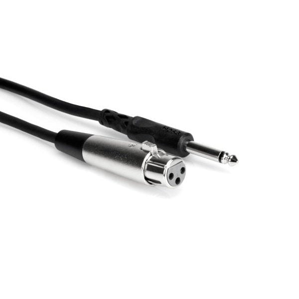 Unbalanced Interconnect XLR3F to 1/4 in TS