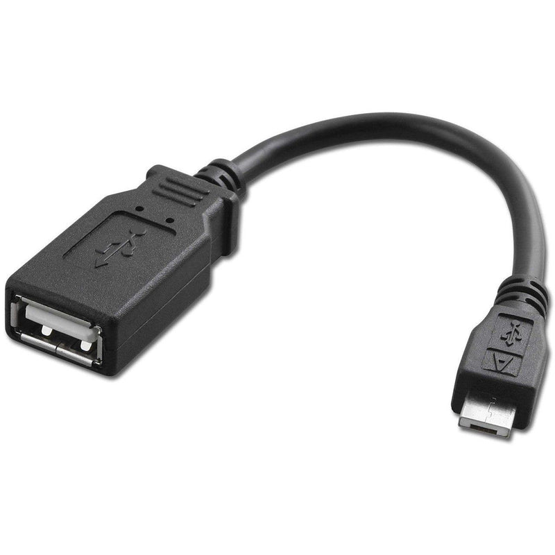 6 Inch USB A Jack to Micro A Plug Adaptor Cable