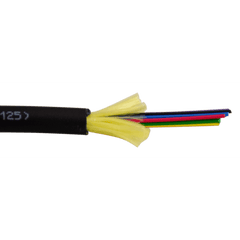 6-strand Single Mode OS2 Plenum Fiber Optic Cable, Per Foot